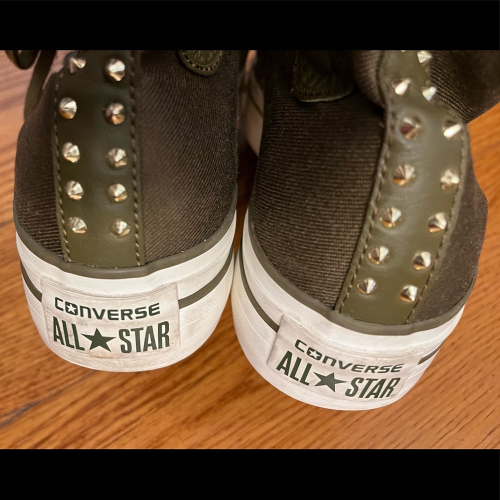 Converse High-Top Stud-Strap Platform Sneaker, Gr… - image 4